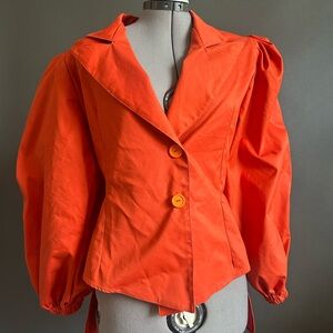 Women's Orange Blazer